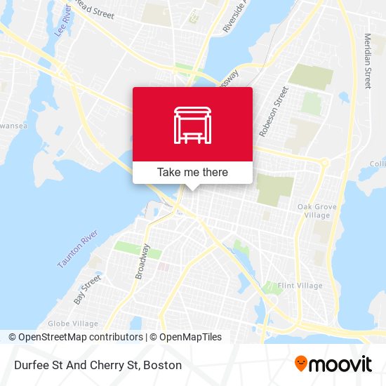 Mapa de Durfee St And Cherry St