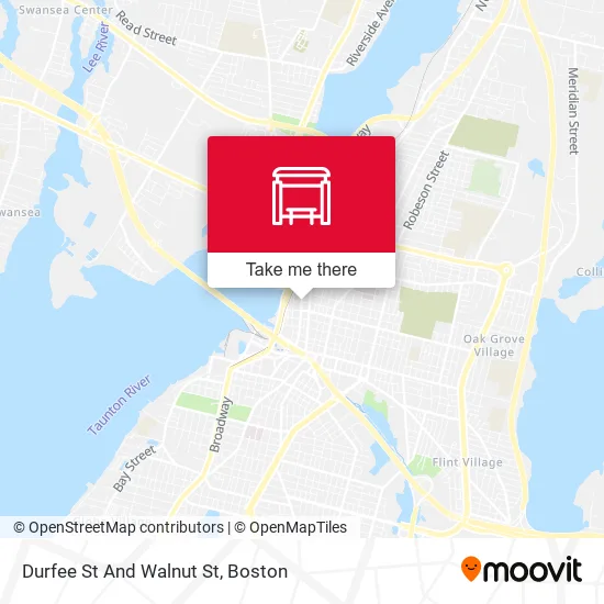 Durfee St And Walnut St map