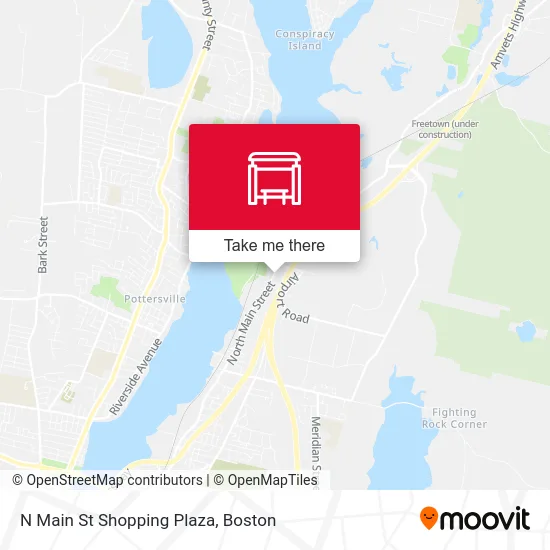 N Main St Shopping Plaza map