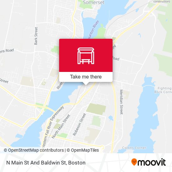 N Main St And Baldwin St map