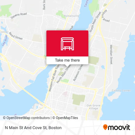 N Main St And Cove St map
