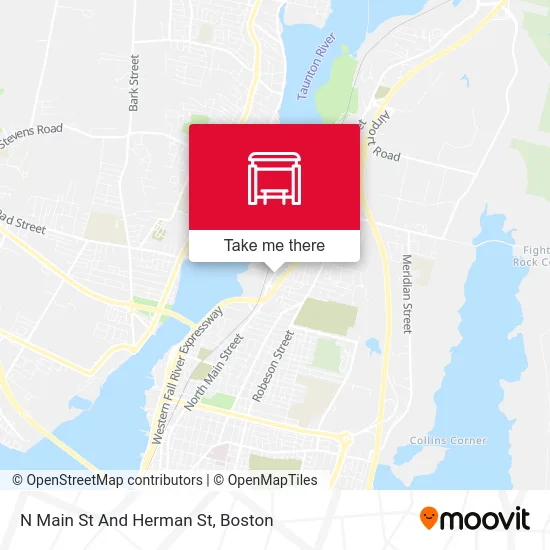 N Main St And Herman St map