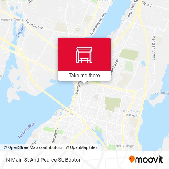 N Main St And Pearce St map