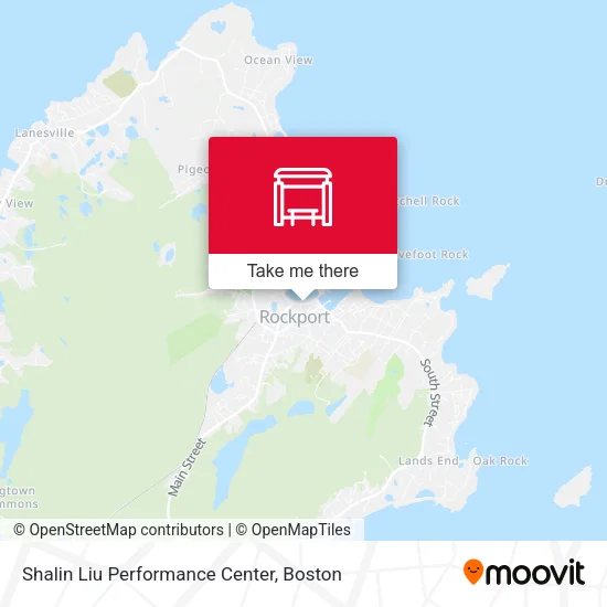 Shalin Liu Performance Center map