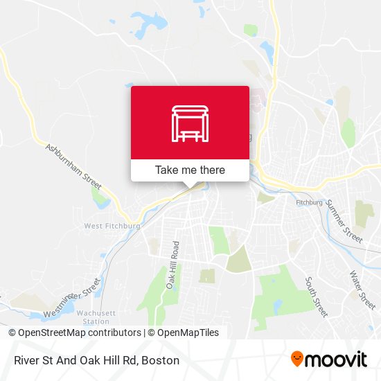 River St And Oak Hill Rd map