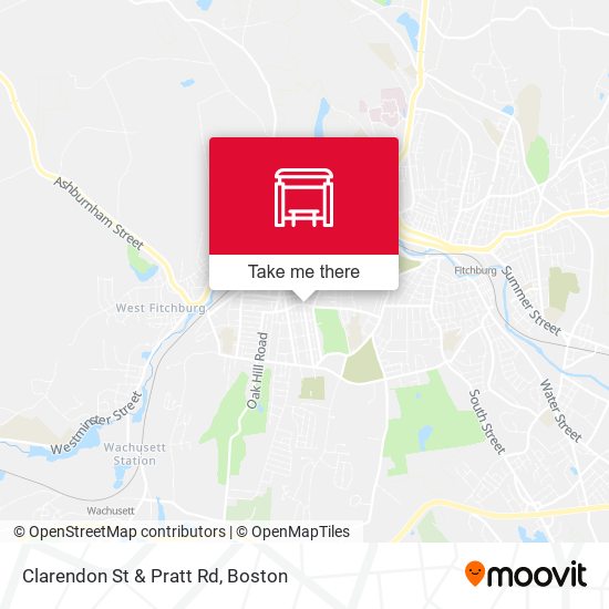 Mapa de Clarendon St & Pratt Rd