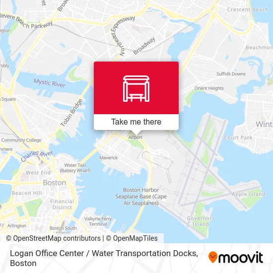 Logan Office Center / Water Transportation Docks map