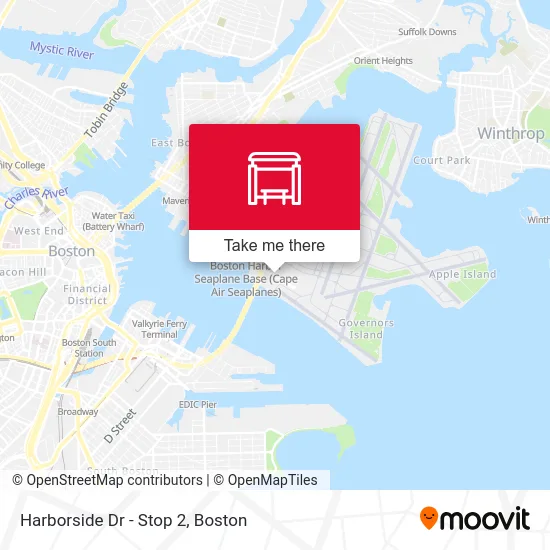 Harborside Dr - Stop 2 map
