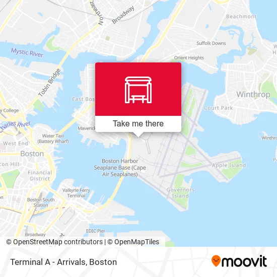 Mapa de Terminal A - Arrivals