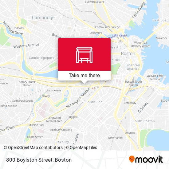 Mapa de 800 Boylston Street