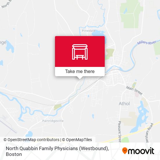 North Quabbin Family Physicians (Westbound) map