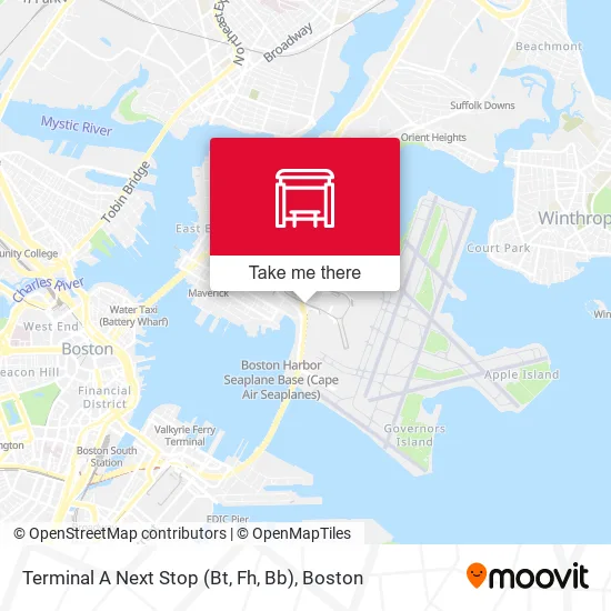 Mapa de Terminal A Next Stop (Bt, Fh, Bb)