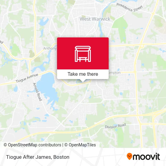 Tiogue After James map