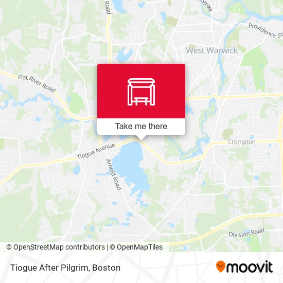 Tiogue After Pilgrim map
