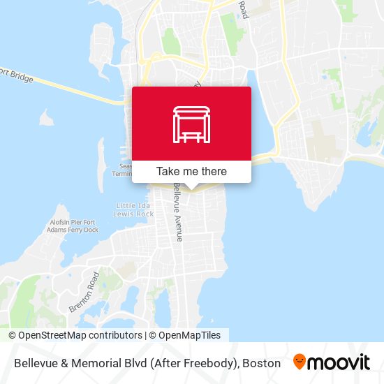 Mapa de Bellevue & Memorial Blvd (After Freebody)