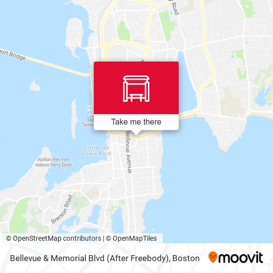 Bellevue & Memorial Blvd (After Freebody) map