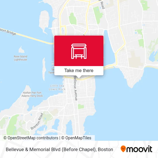 Bellevue & Memorial Blvd (Before Chapel) map