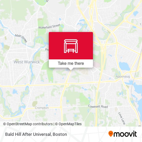 Bald Hill After Universal map