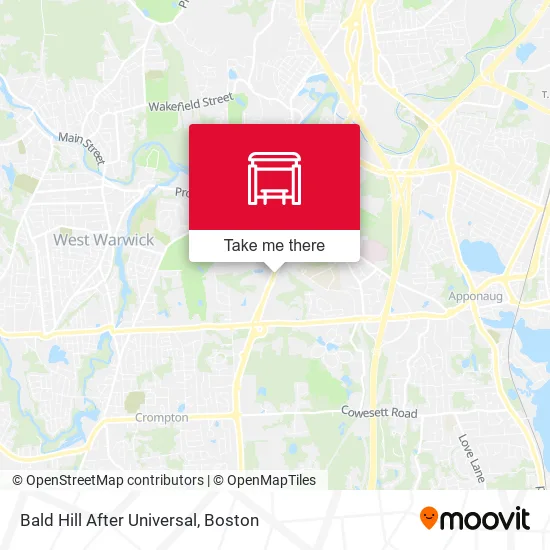 Bald Hill After Universal map