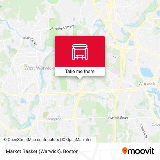 Market Basket (Warwick) map