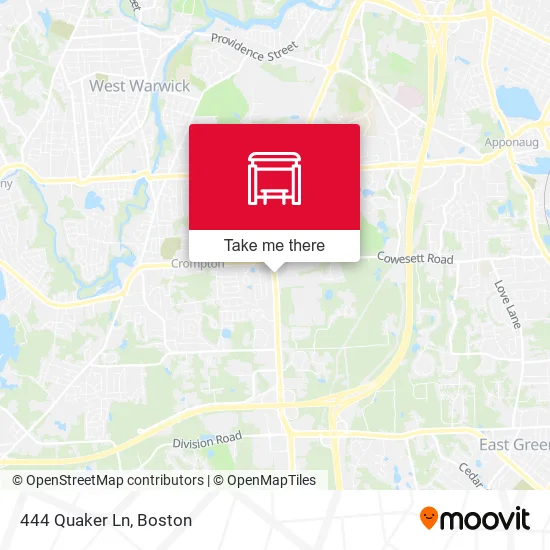 444 Quaker Ln map