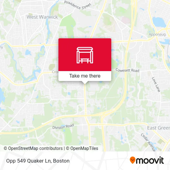 Opp 549 Quaker Ln map