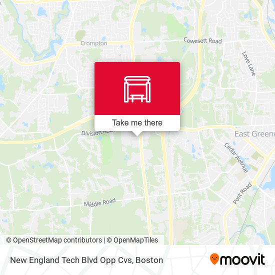New England Tech Blvd Opp Cvs map