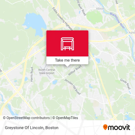 Greystone Of Lincoln map