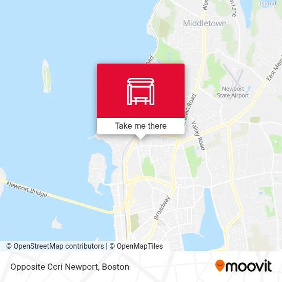 Opposite Ccri Newport map