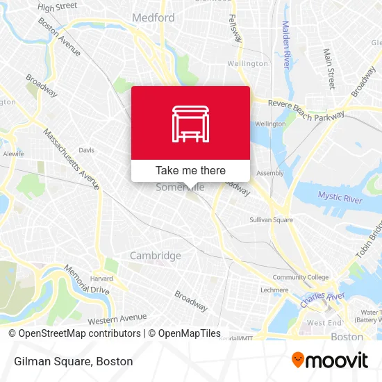 Gilman Square map