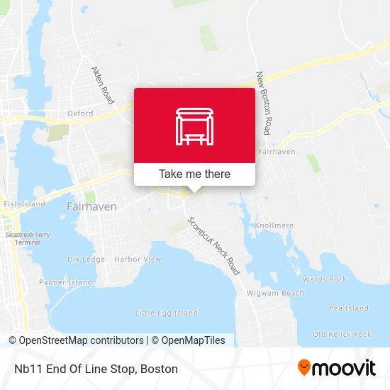 Nb11 End Of Line Stop map