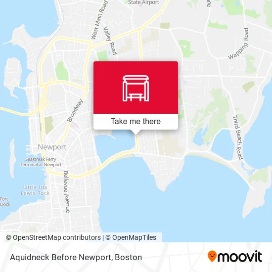 Aquidneck Before Newport map