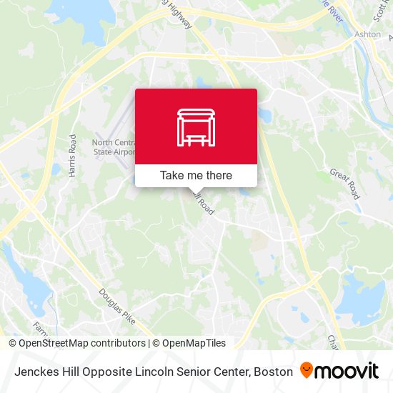 Mapa de Jenckes Hill Opposite Lincoln Senior Center