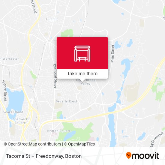 Mapa de Tacoma St + Freedonway