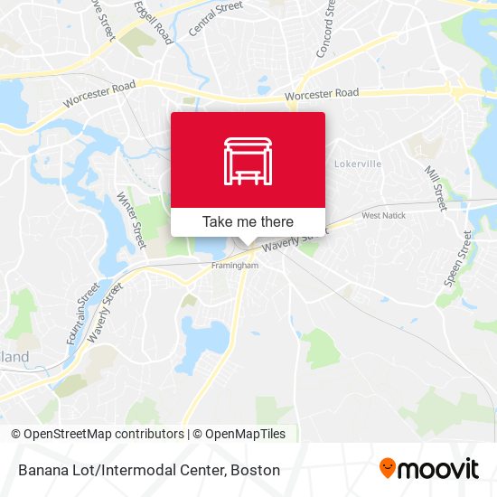 Mapa de Banana Lot/Intermodal Center
