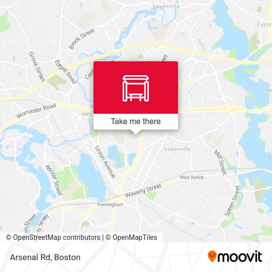Arsenal Rd map