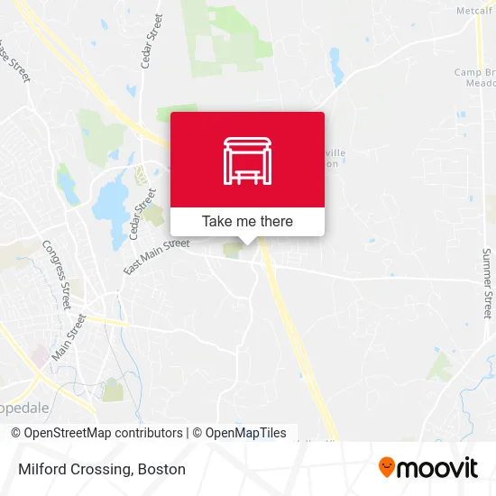 Milford Crossing map