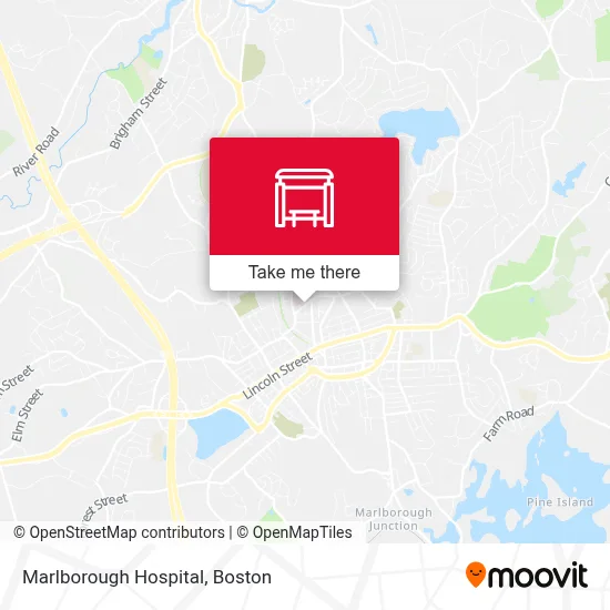 Marlborough Hospital map