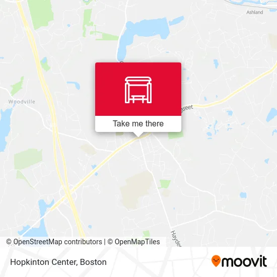 Hopkinton Center map