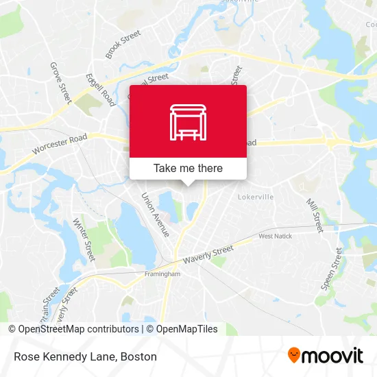 Rose Kennedy Lane map