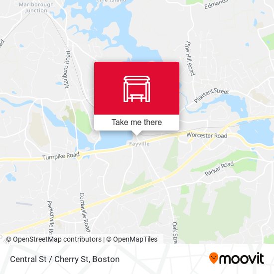Mapa de Central St / Cherry St