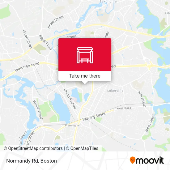 Normandy Rd map
