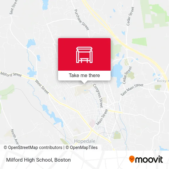 Milford High School map