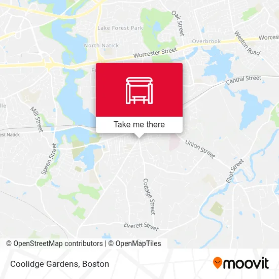 Coolidge Gardens map