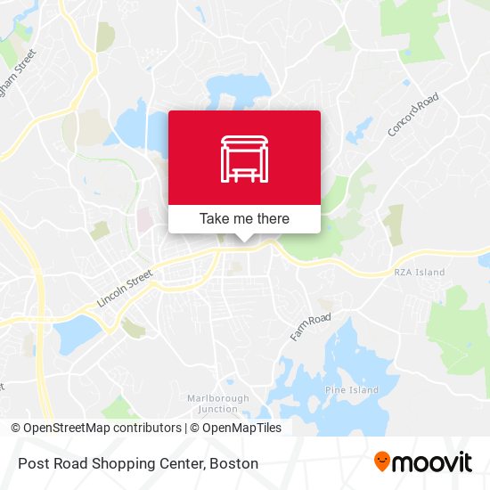 Mapa de Post Road Shopping Center