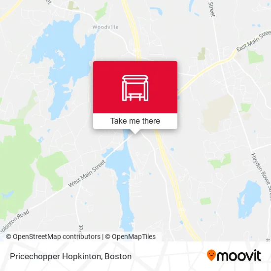 Pricechopper Hopkinton map