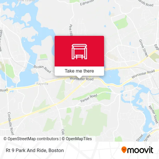 Mapa de Rt 9 Park And Ride