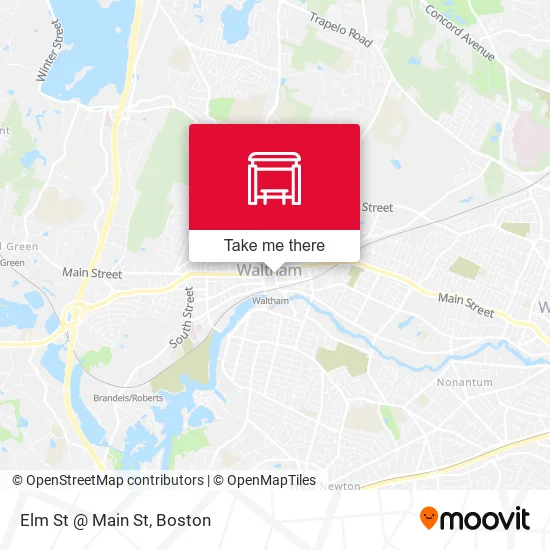 Mapa de Elm St @ Main St