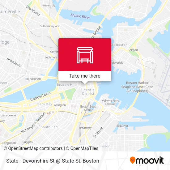 Mapa de State - Devonshire St @ State St