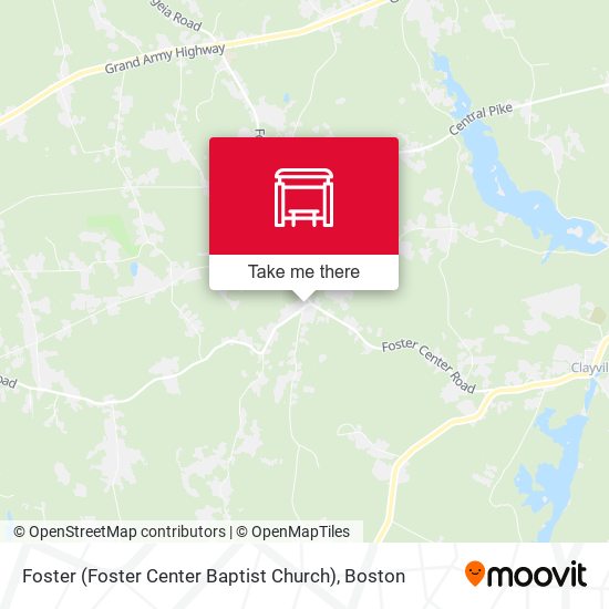 Foster (Foster Center Baptist Church) map